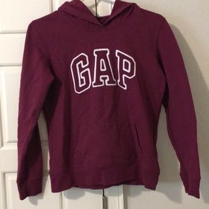 Gap women’s berry pullover hoodie kangaroo pocket